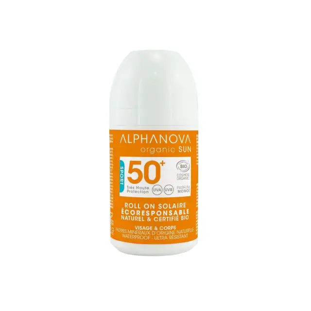 Roll-on solaire SPF50+ - Alphanova Organic Sun