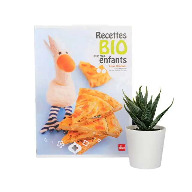 Livre de recette " Recettes bio pour les enfants" - La plage éditions