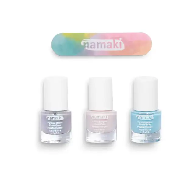 Coffret de 3 vernis avec lime à ongles - Namaki