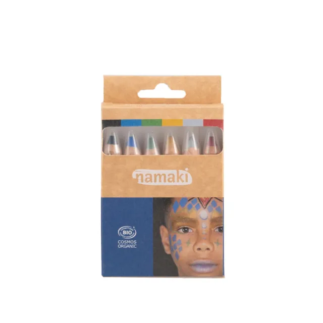 Kit de 6 crayons de maquillage Mondes Intergalactiques - Namaki