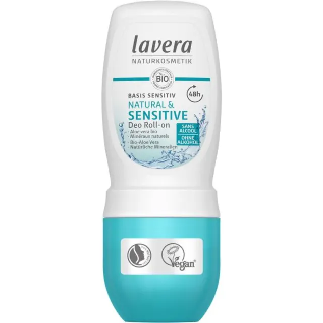 Déodorant roll-on Basis Sensitiv Natural - Lavera