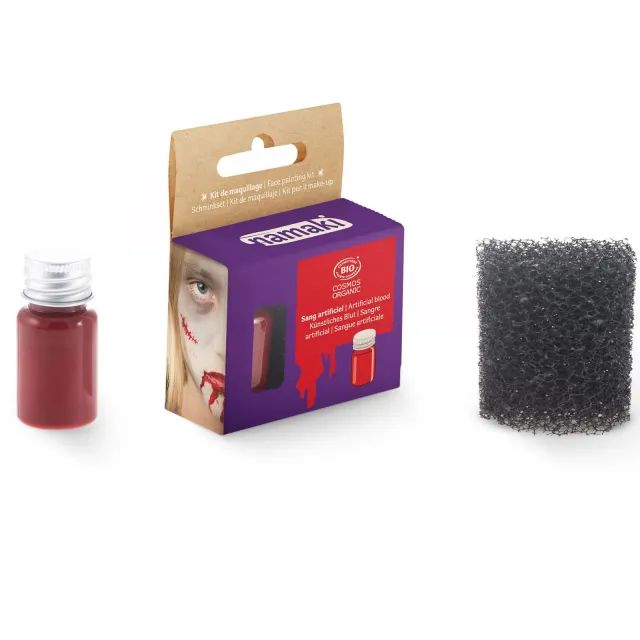 Kit de faux sang avec éponge - Namaki