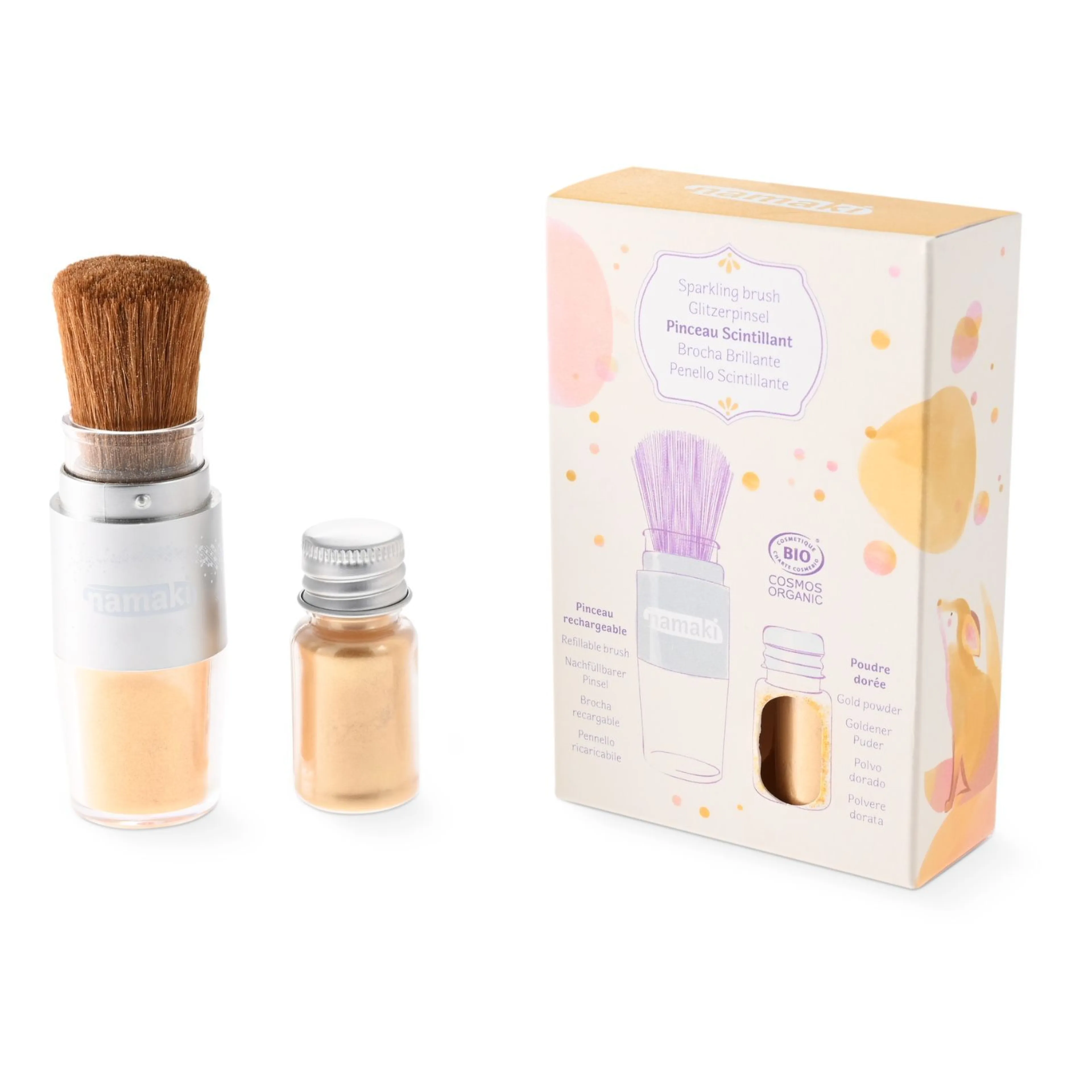 Poudre scintillante or - Pinceau magique – Namaki