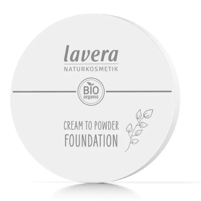 Fond de teint crème fini poudré BIO N°02 Tanned - Lavera