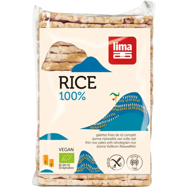 Galettes Fines de Riz Complet 130g - Lima