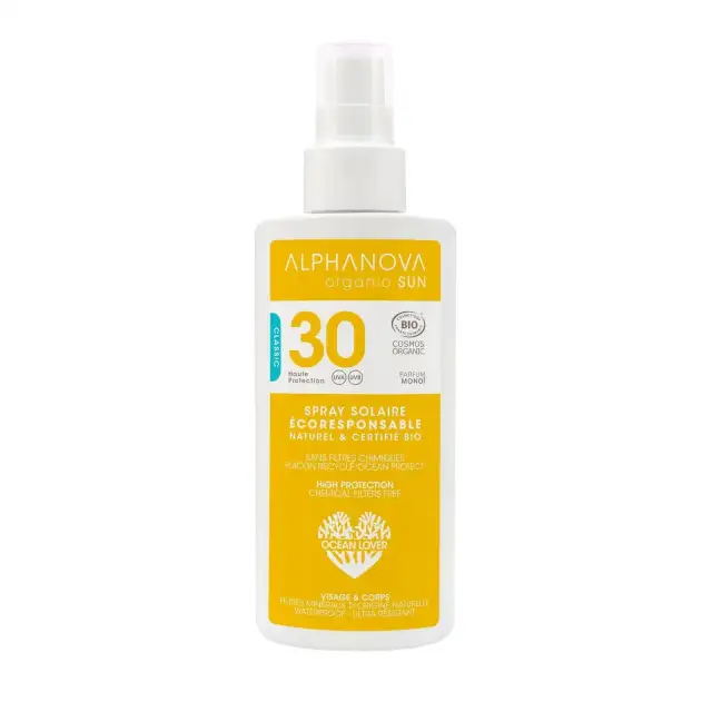 Spray solaire Classic SPF30 - Alphanova Organic Sun