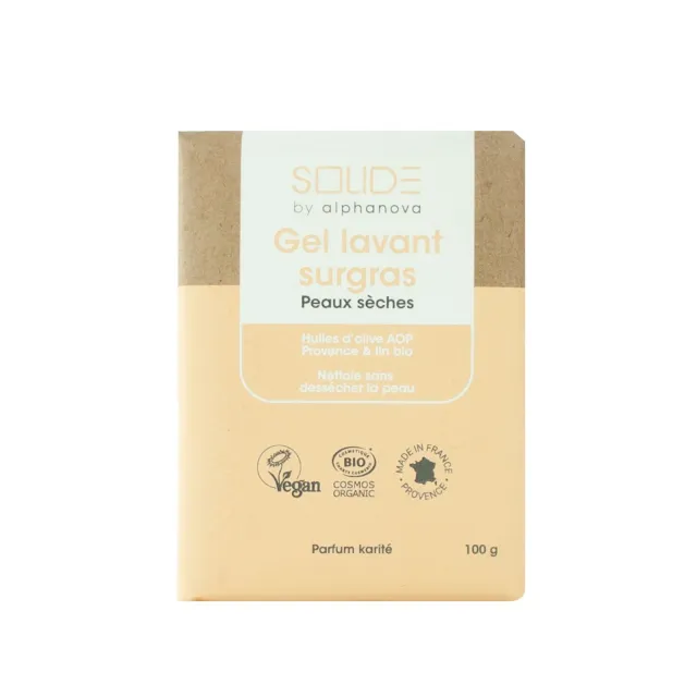 Gel lavant surgras peaux sèches - Solide By Alphanova