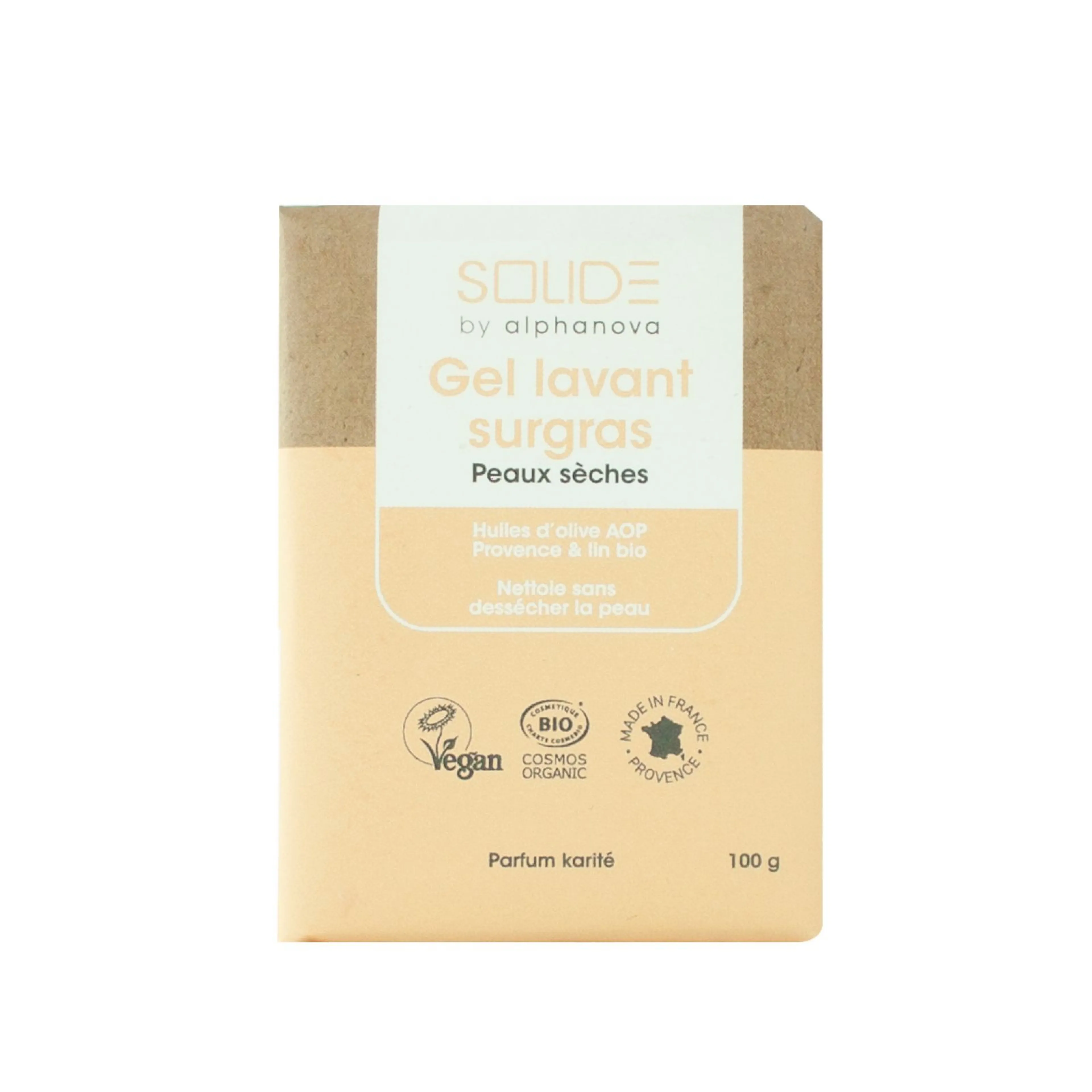 Gel lavant surgras peaux sèches - Solide By Alphanova