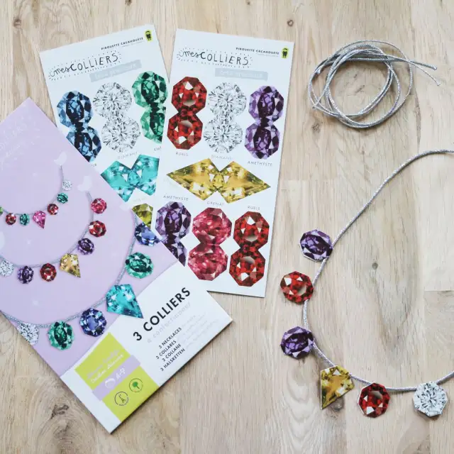 Kit colliers de pierres précieuses - Pirouette Cacahouète