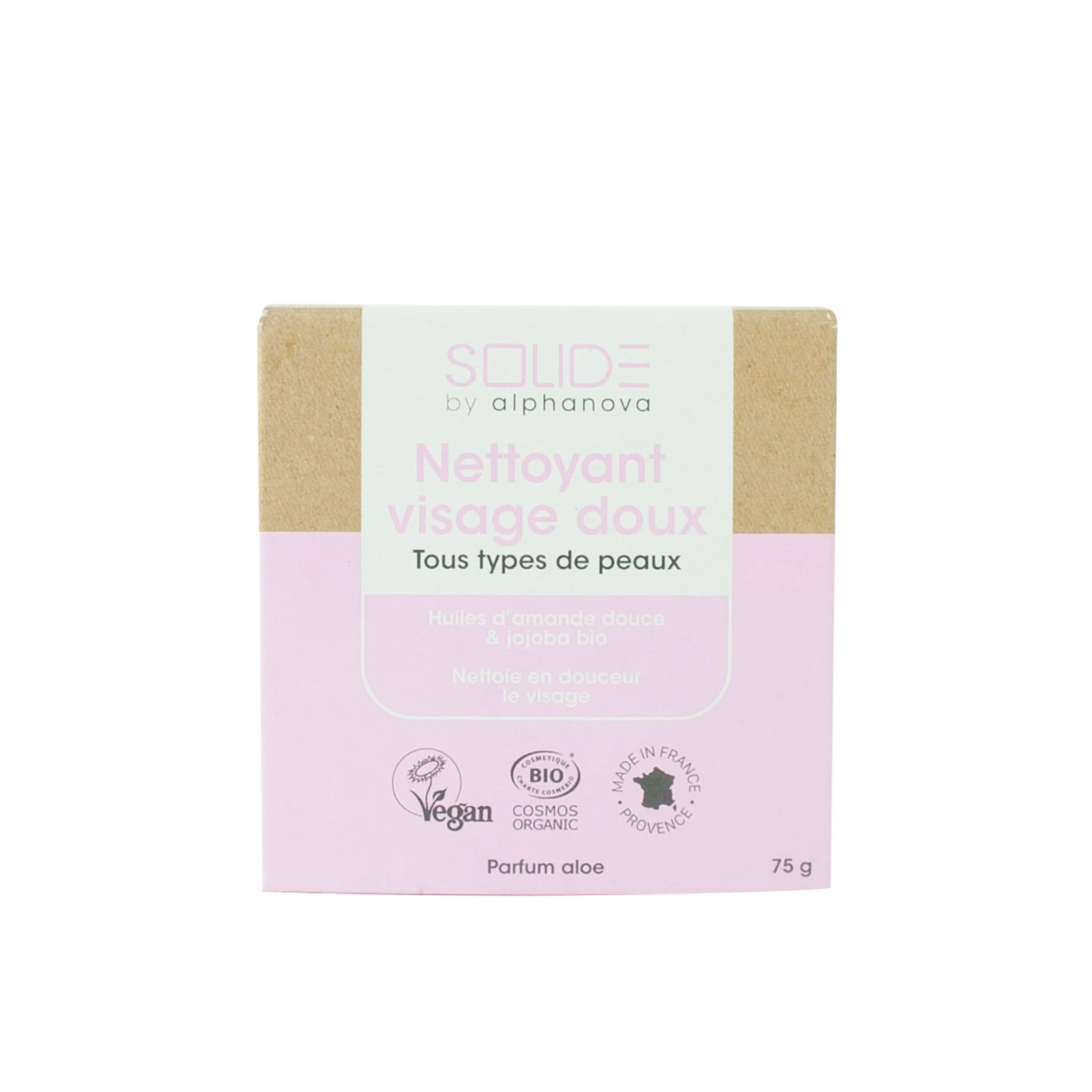 Nettoyant visage doux - Solide By Alphanova