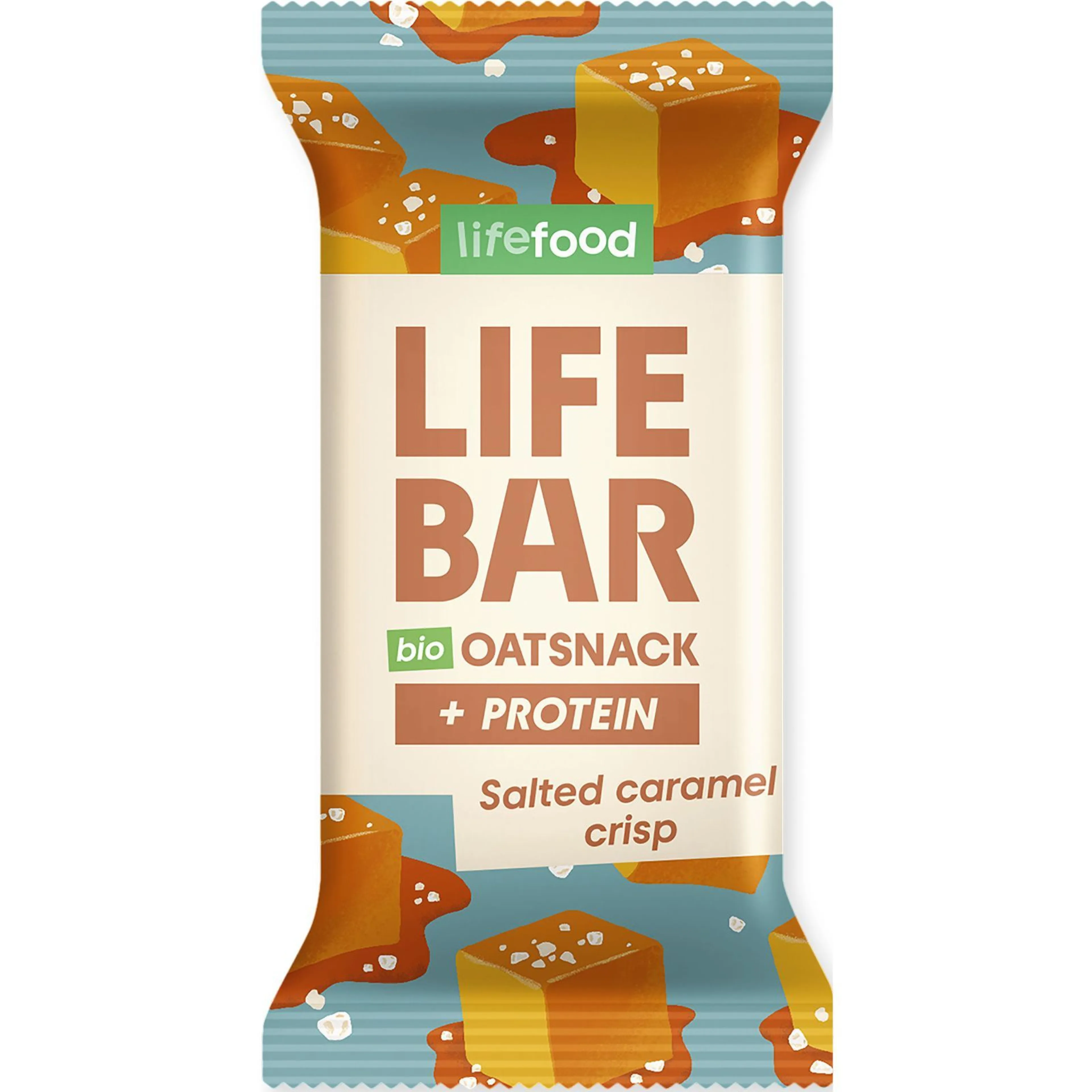 Barre protéinée bio caramel salé croustillant - Lifefood