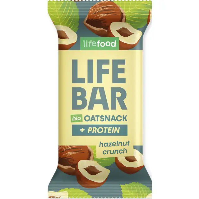 Barre protéinée bio noisette croustillante Lifebar - Lifefood