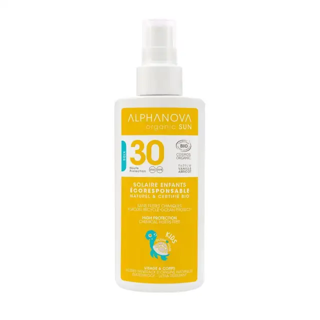 Spray solaire enfant SPF30 - Alphanova Organic Sun