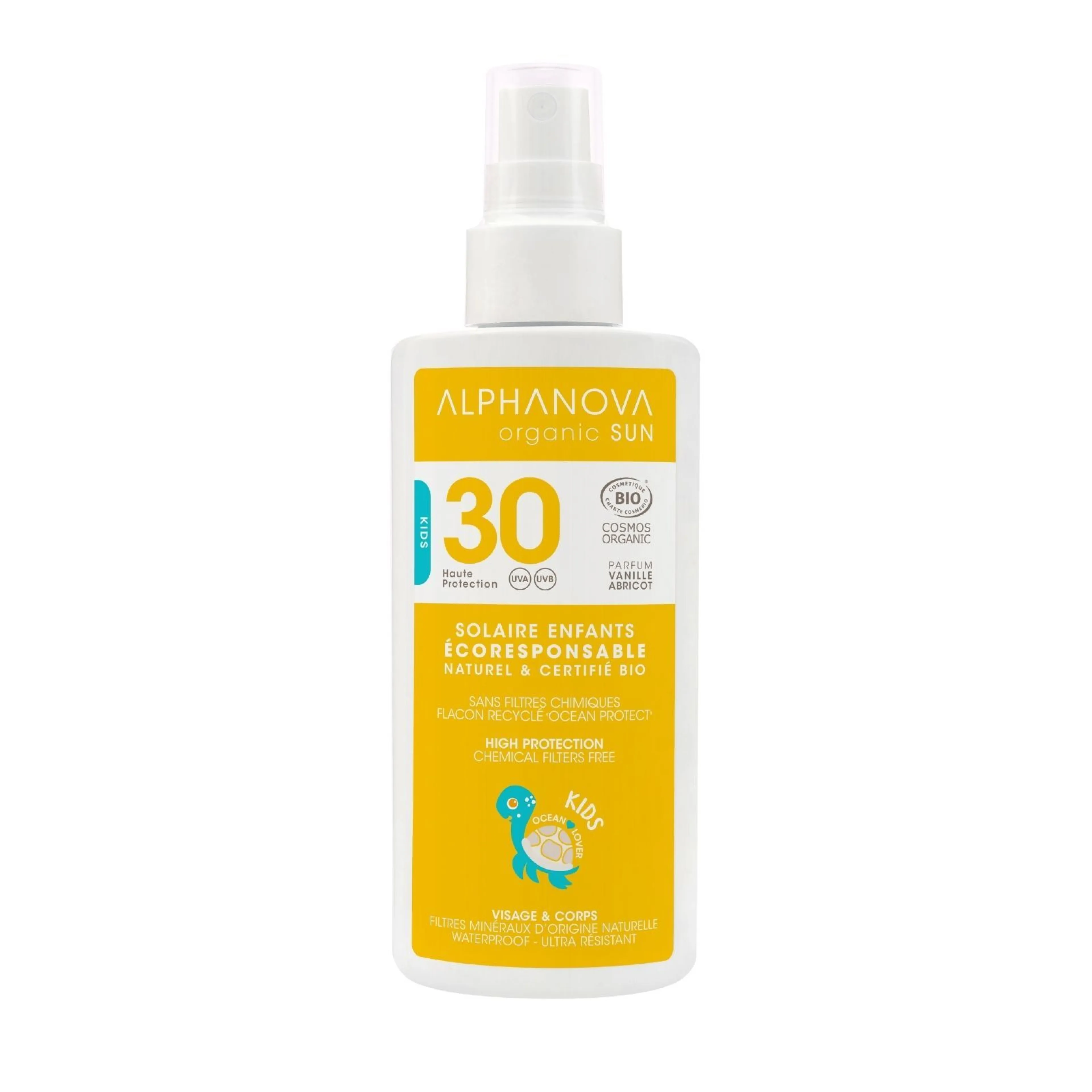 Spray solaire enfant SPF30 - Alphanova Organic Sun