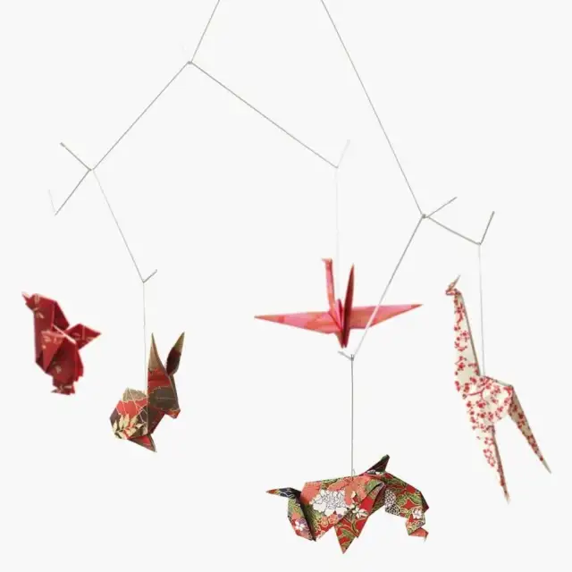 Mobile pour bébé en Chiyogami - Kidivist