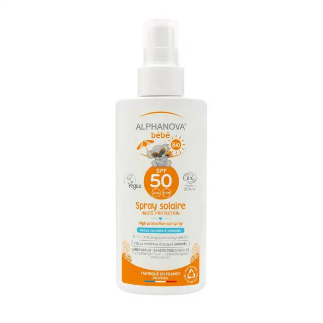 Spray solaire SPF50 - Alphanova Bébé