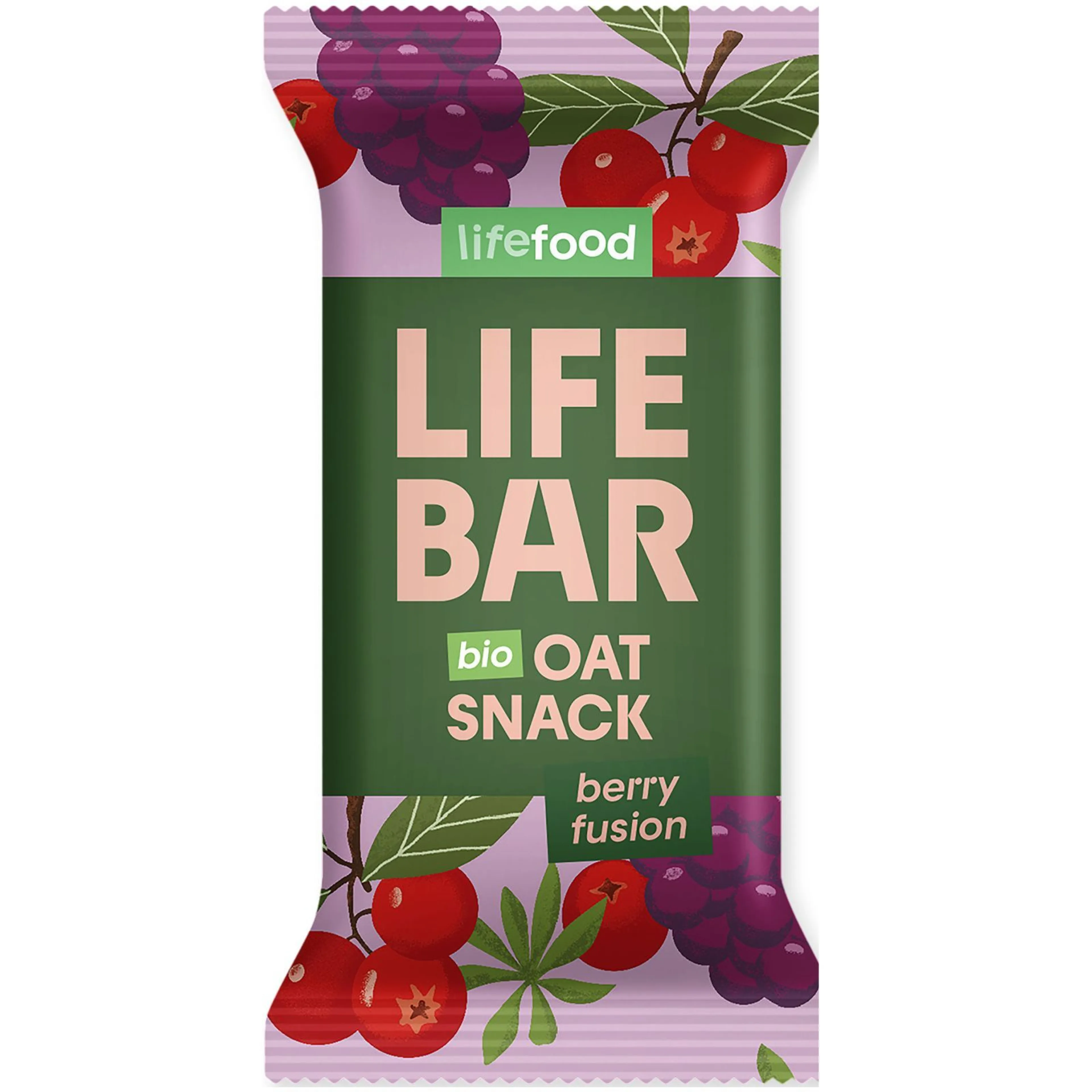 Barre bio à l’avoine et fruits rouges – Lifefood