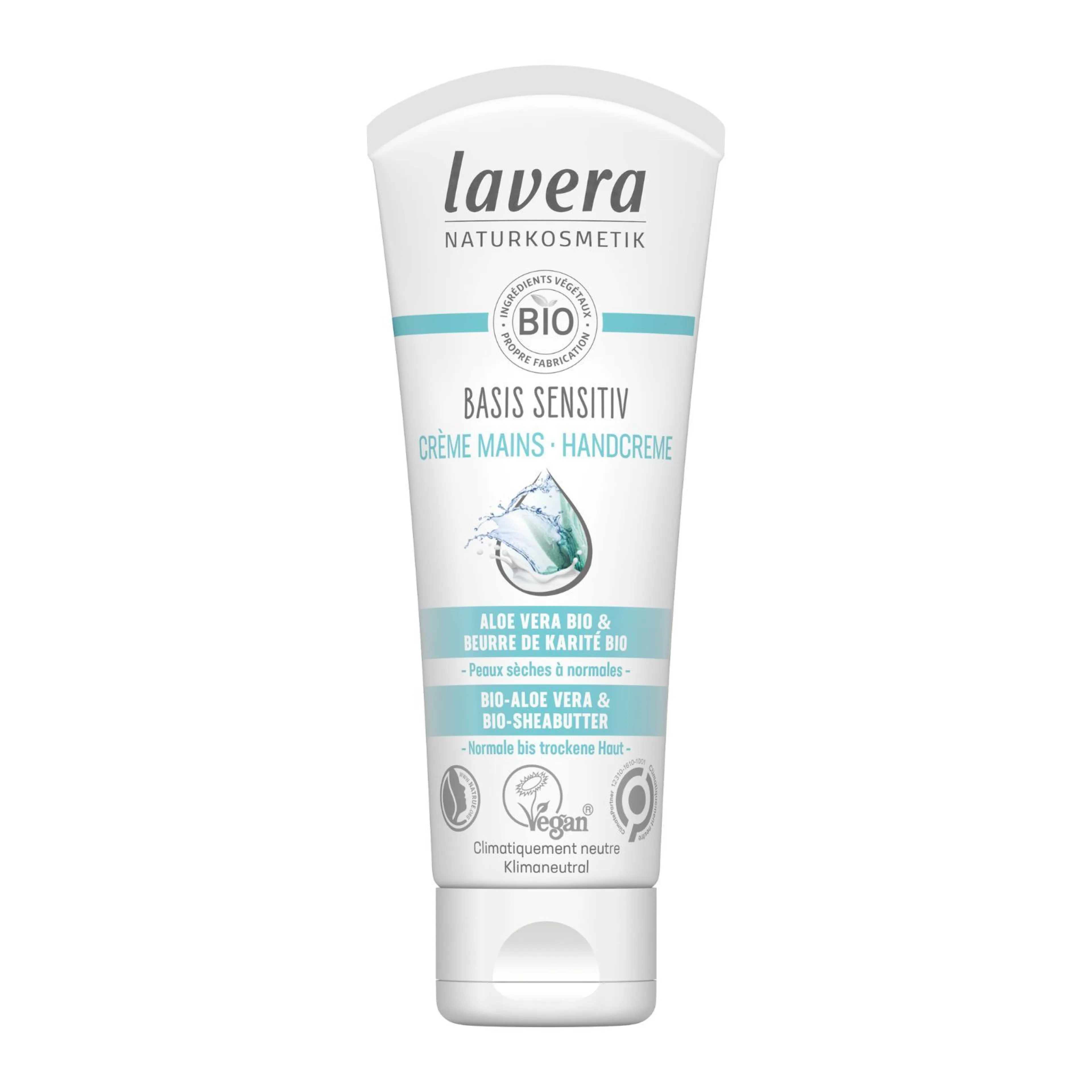 Crème pour les mains à l'Aloe Vera & Karité Bio - Lavera