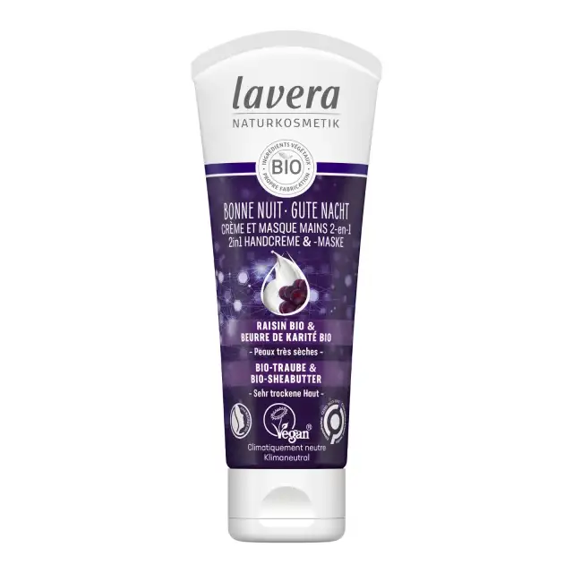 Masque de nuit pour les mains Bio Bonne Nuit - Lavera