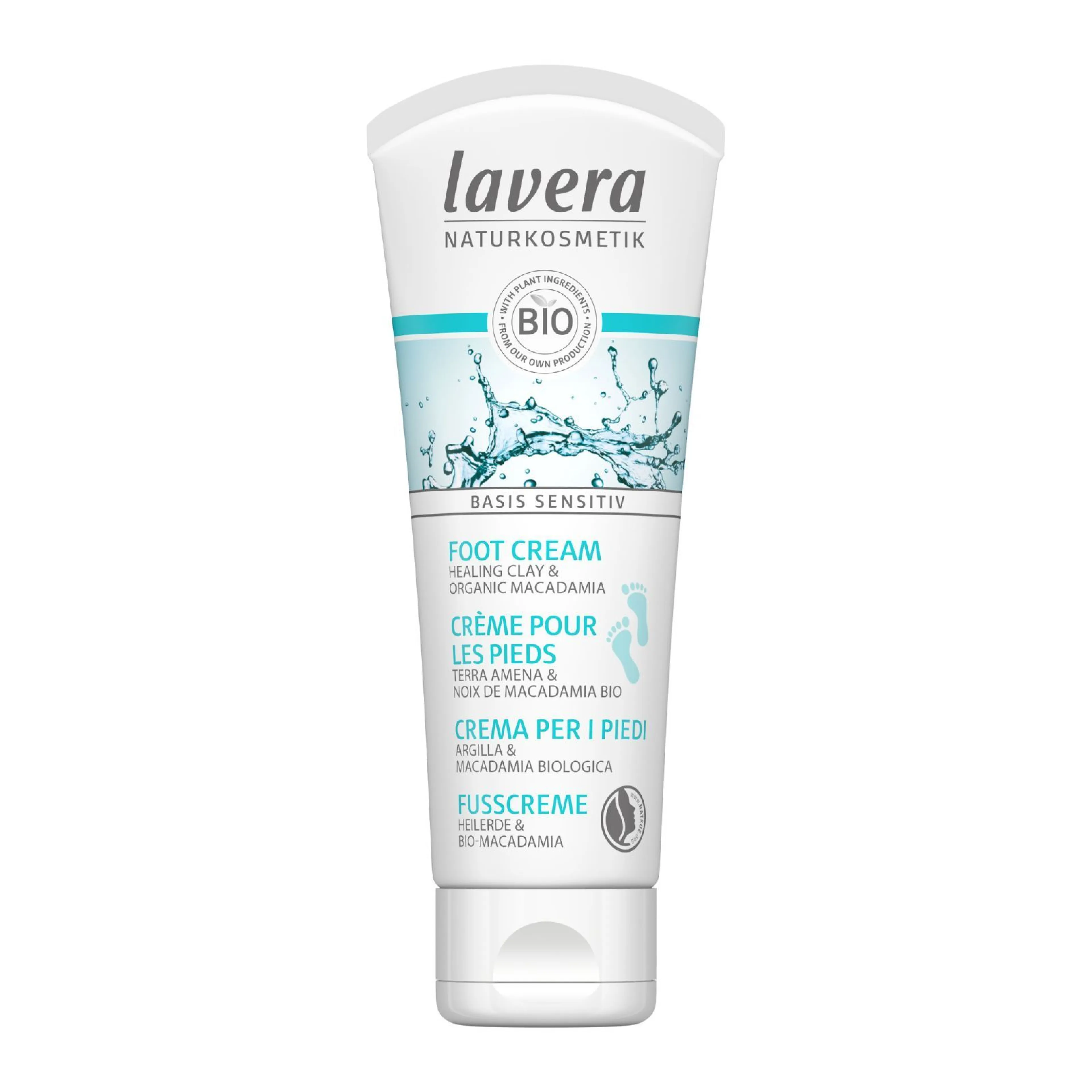 Crème pour les pieds à l'Huile de Noix de Macadamia Bio - Lavera