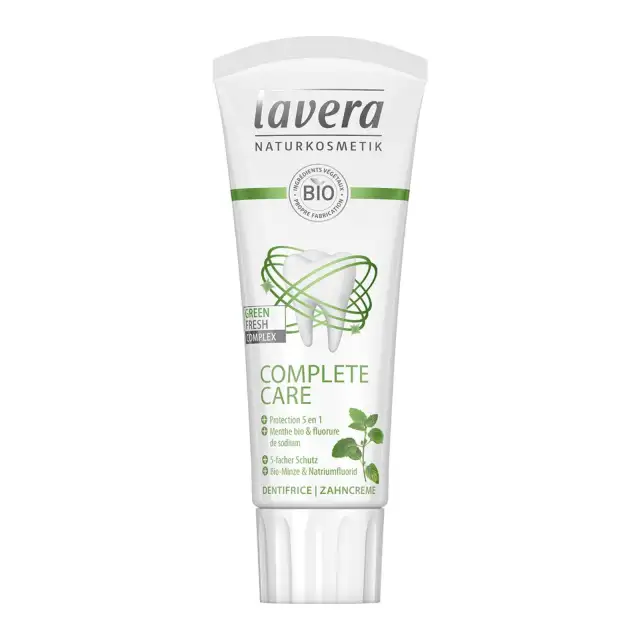 Dentifrice Bio Complete Care à la Menthe - Lavera