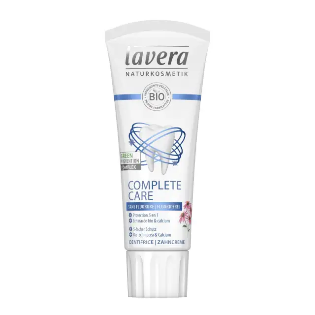 Dentifrice bio Complete Care sans fluor - Lavera