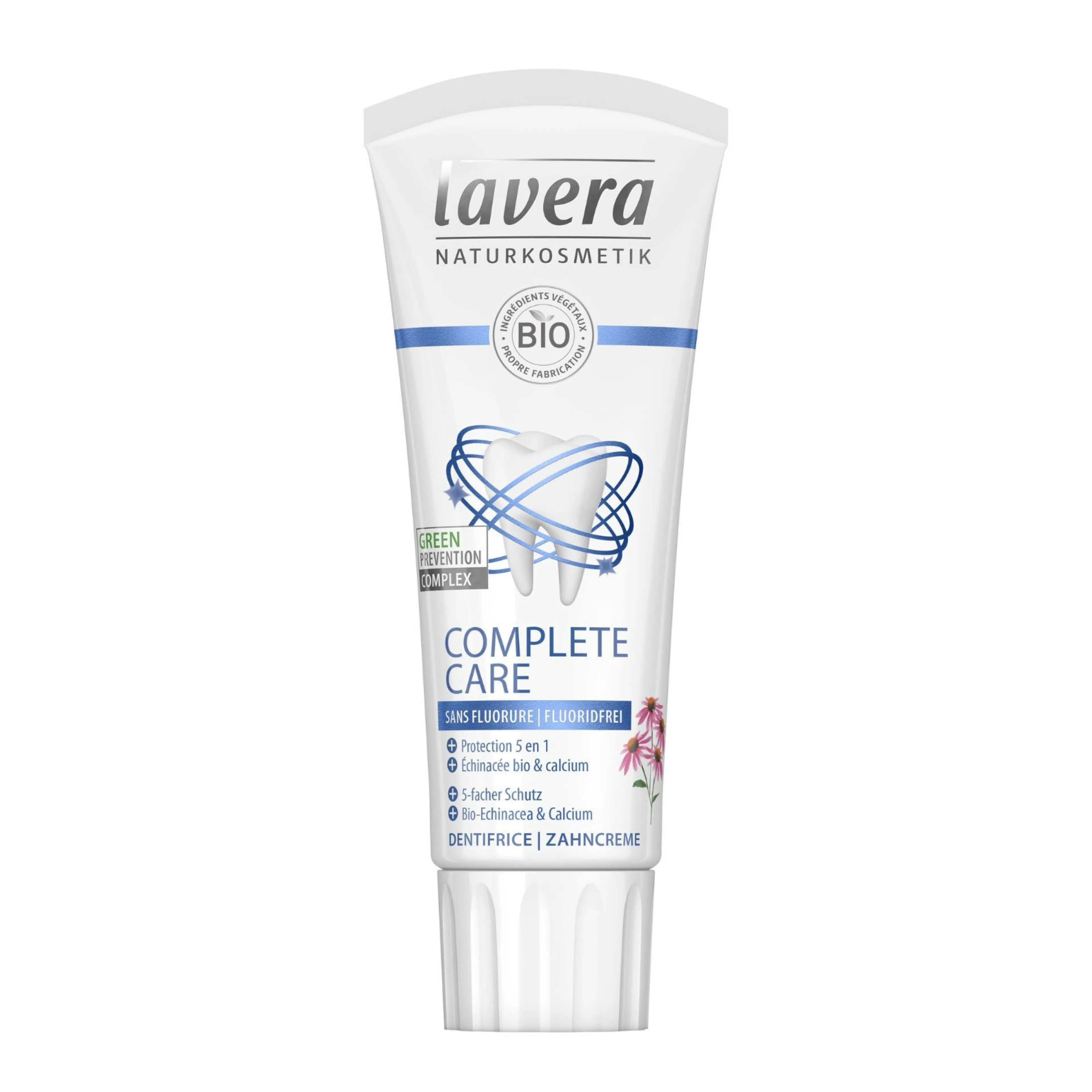 Dentifrice Bio Complete Care sans Fluor - Lavera