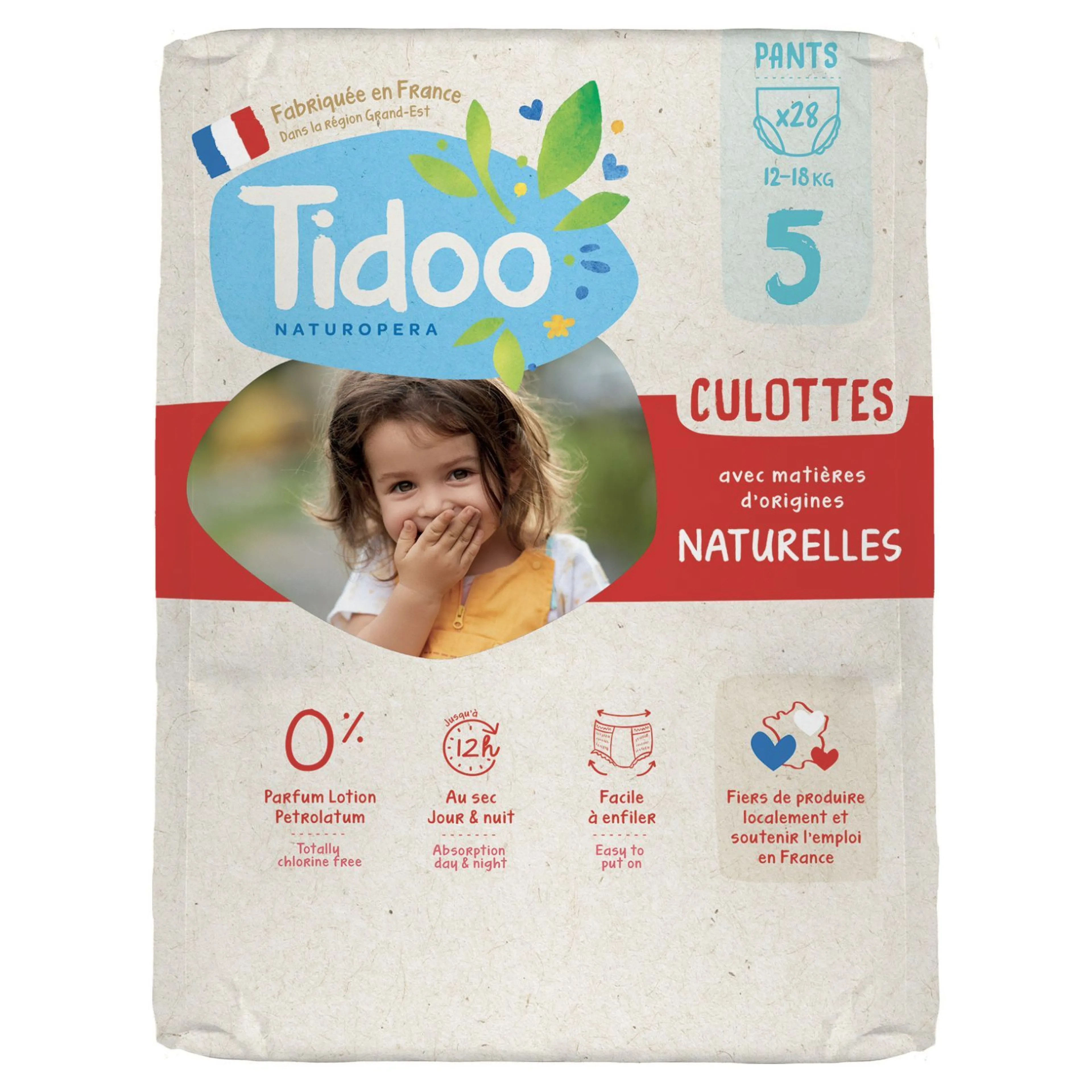 Couches-culottes d'apprentissage écologiques - Tidoo