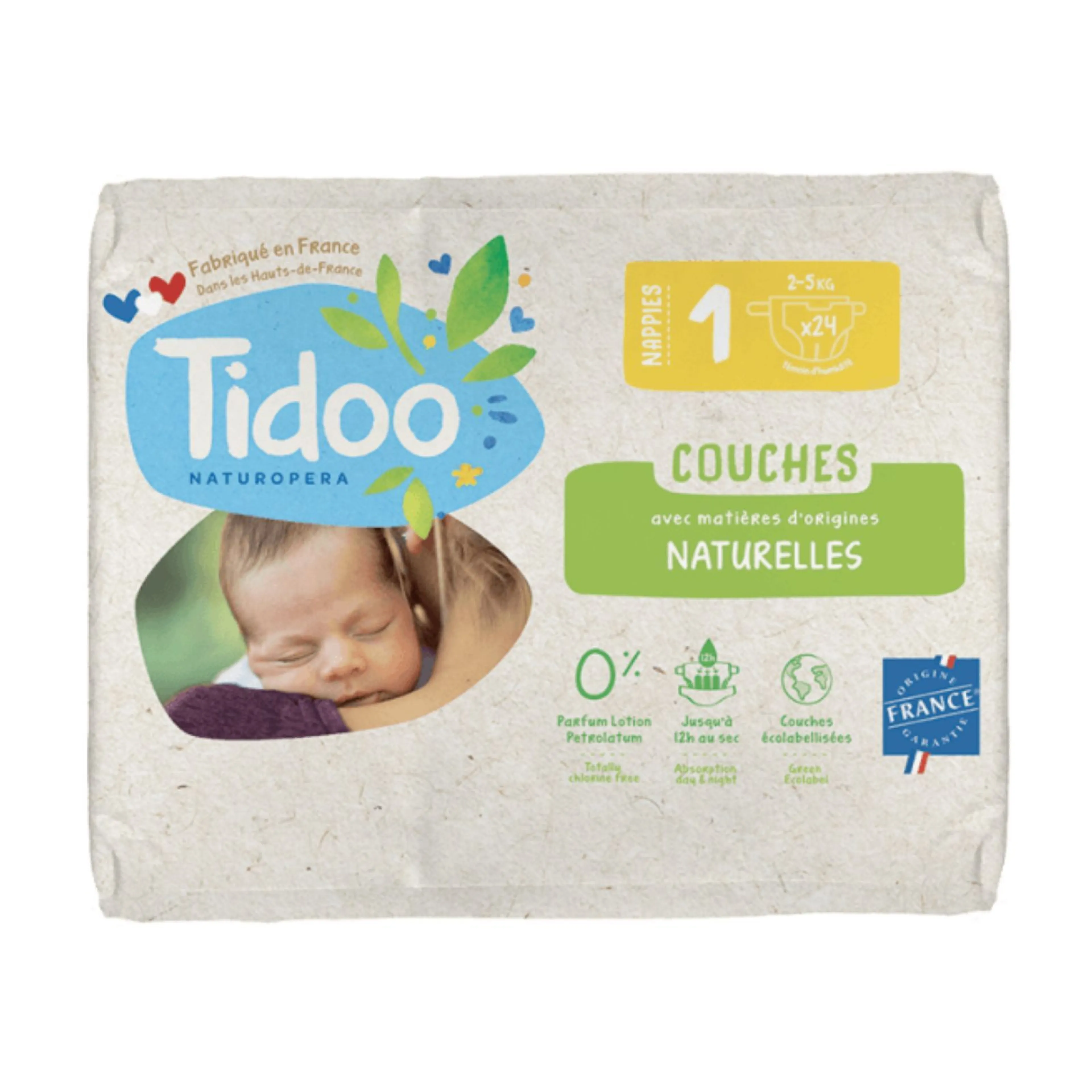 Couches écologiques sans parfum - Tidoo