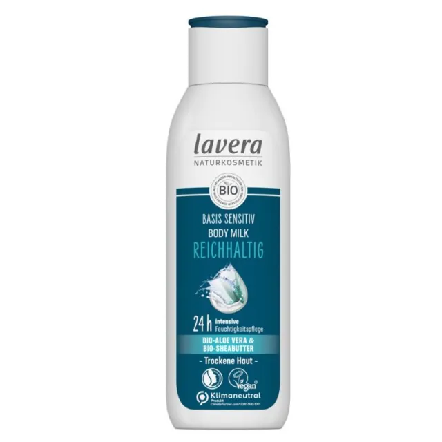 Lait crème Corps riche Basis Sensitiv - Lavera