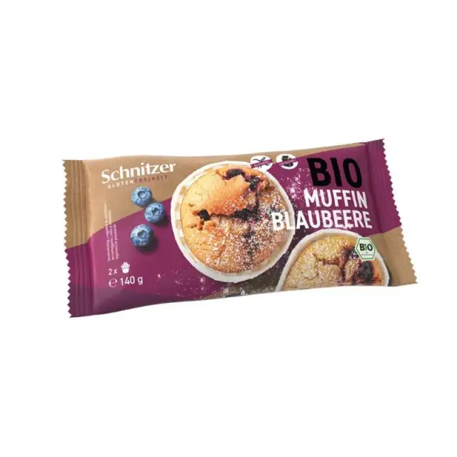 Muffins aux myrtilles sans gluten et sans lactose - Schnitzer