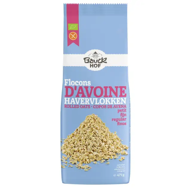 Flocons d'Avoine Fin Sans Gluten Bio - Bauck Hof
