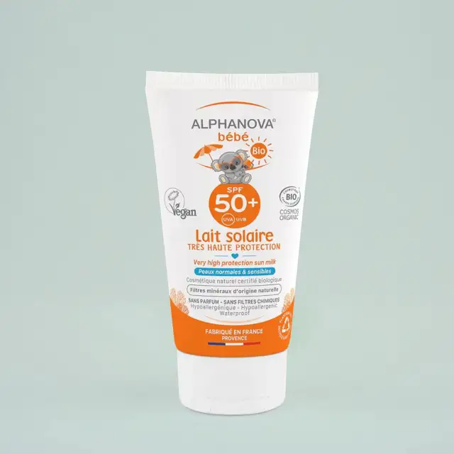 Lait solaire SPF50+ - Alphanova Bébé