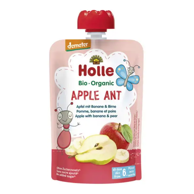 Gourde Pomme, Banane & Poire - Apple Ant - Holle