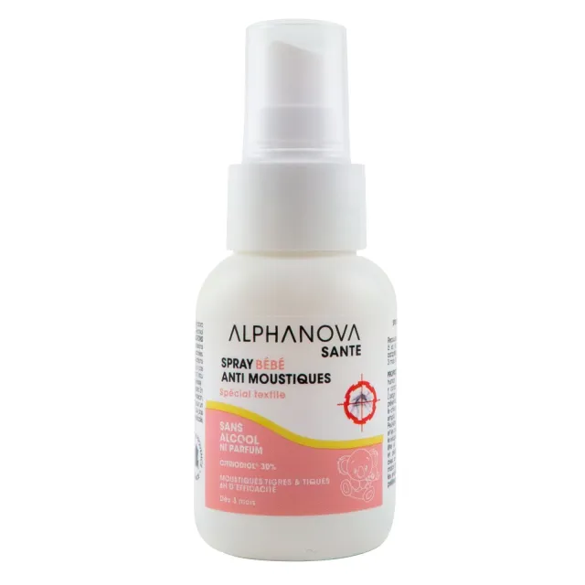 Spray Bébé Anti-Moustique Spécial Textile – Alphanova