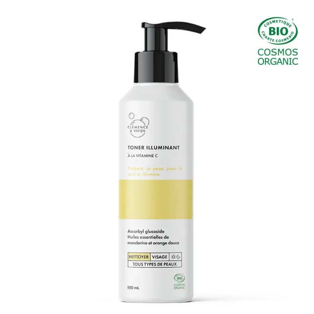 Toner illuminant pour peaux ternes et fatiguées - Clémence & Vivien
