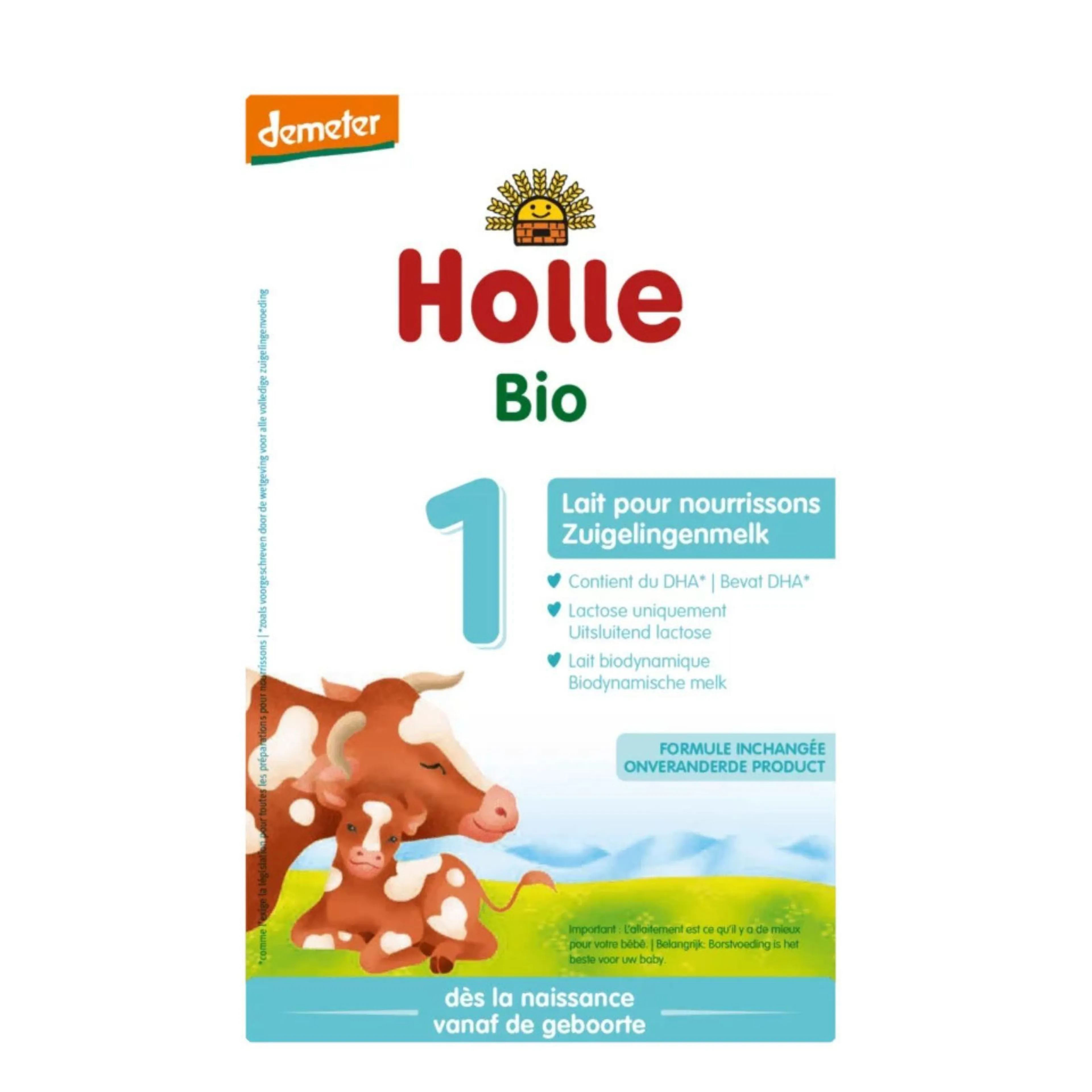 Lait pour nourrissons bio dès la naissance - Holle