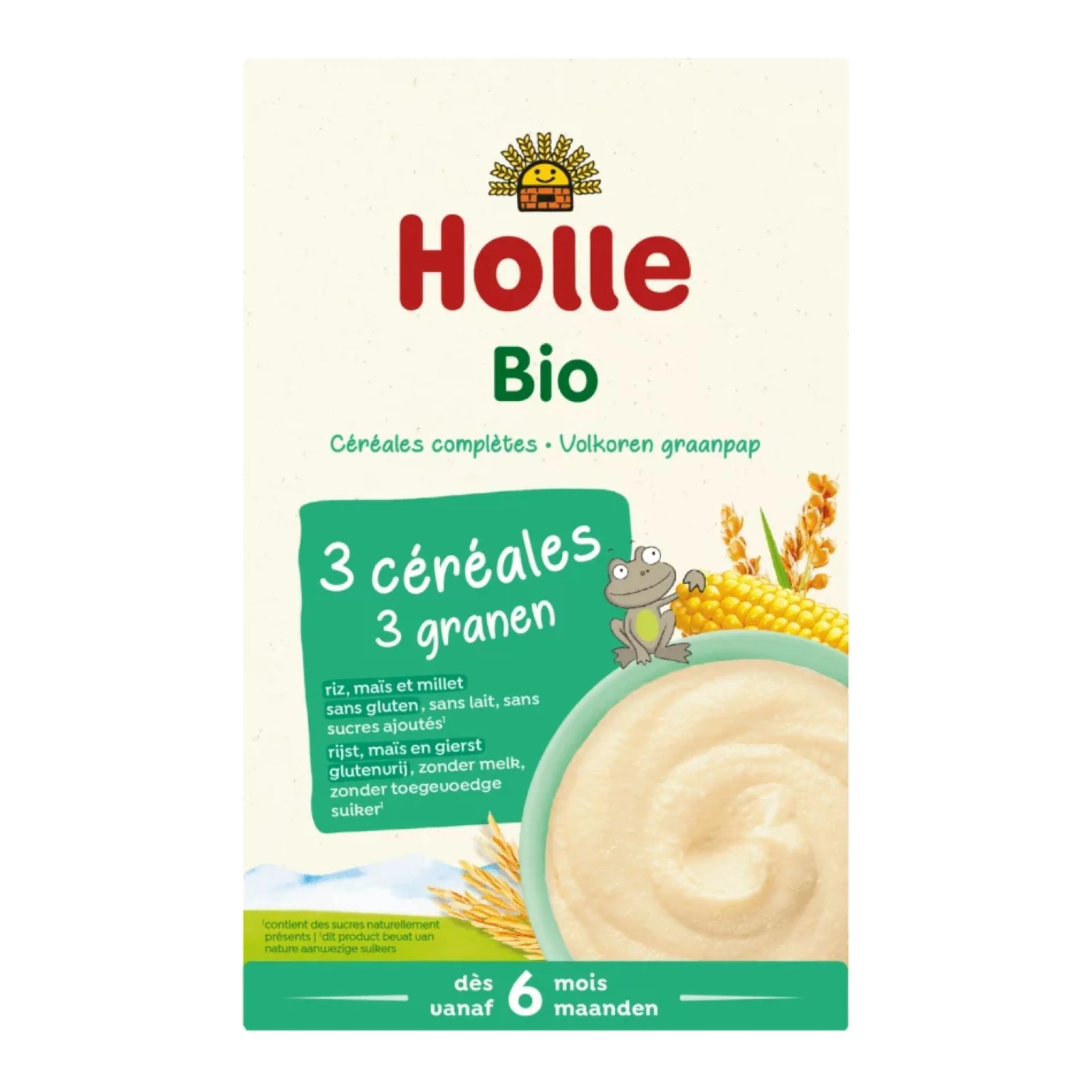 Bouillie aux 3 Céréales Complète Bio dès 6 mois - Holle