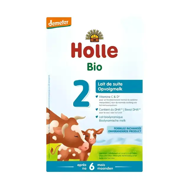 Lait de Suite 2 Bio pour Bébé dès 6 mois - Holle