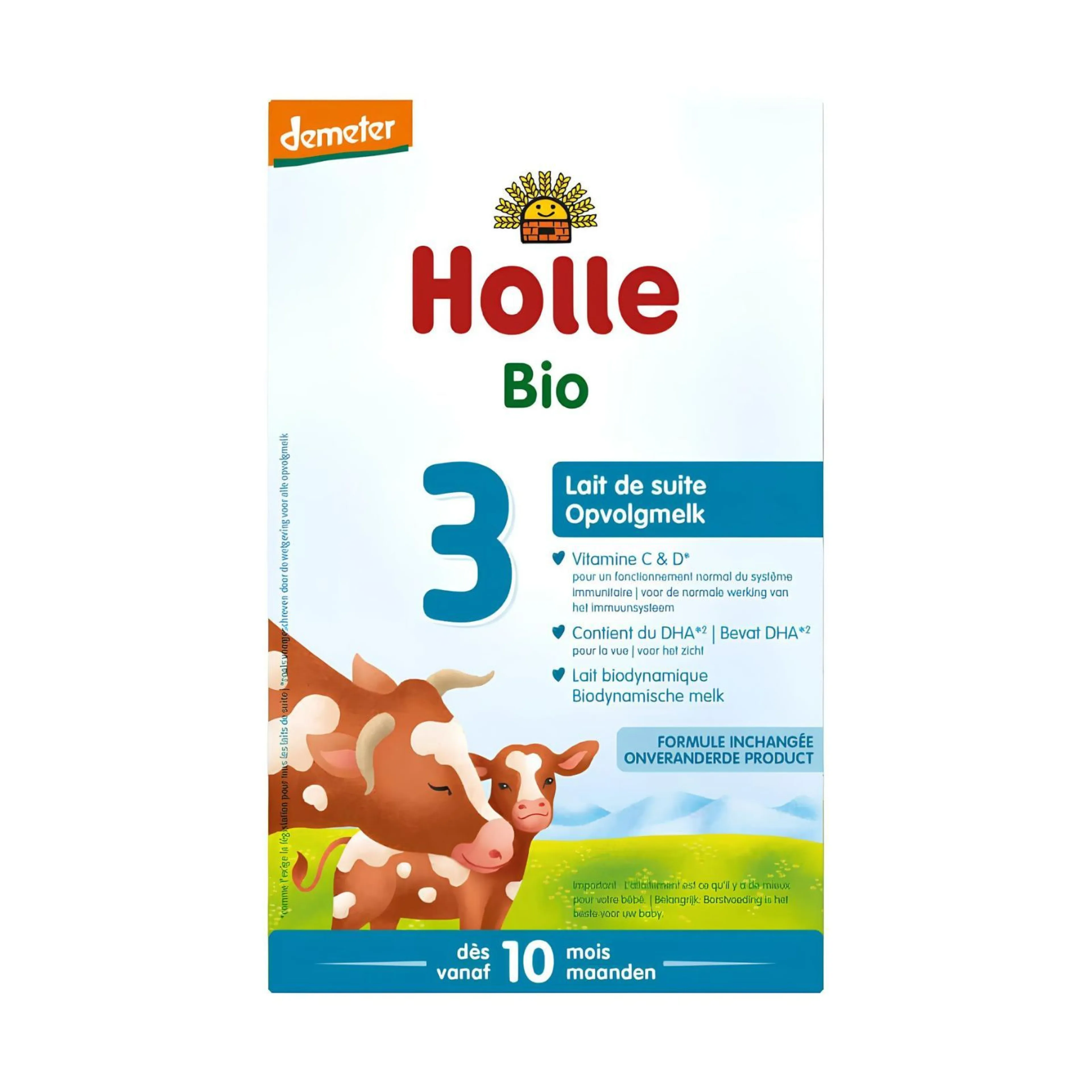 Lait de Suite 3 Bio pour Bébé dès 10 mois - Holle