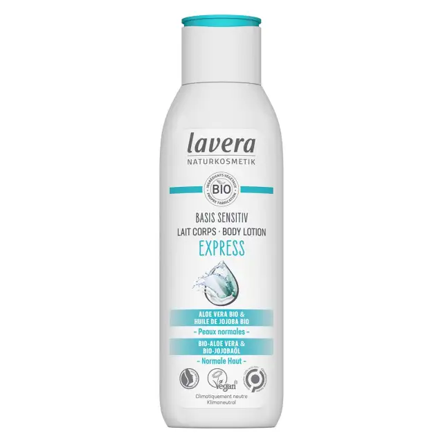 Lait pour le Corps Express à l'Aloe Vera & Huile de Jojoba Bio - Lavera