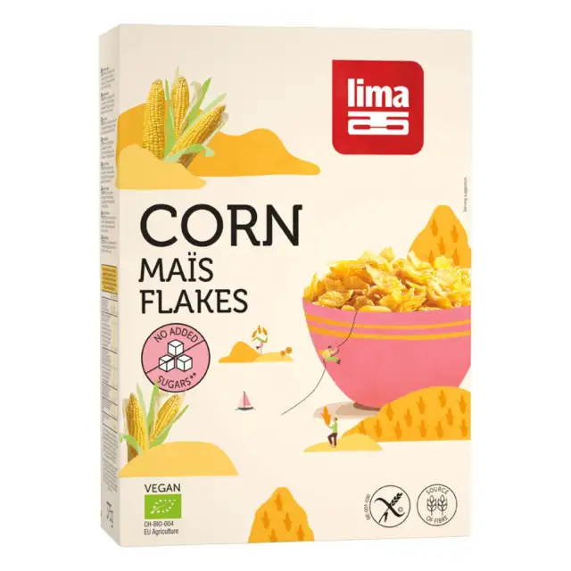 Corn Flakes Bio Vegan Sans Sucre - Lima