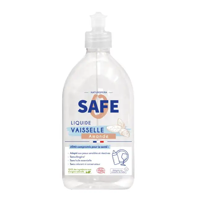 Liquide vaisselle Amande 100% d'Origine Naturelle - SAFE