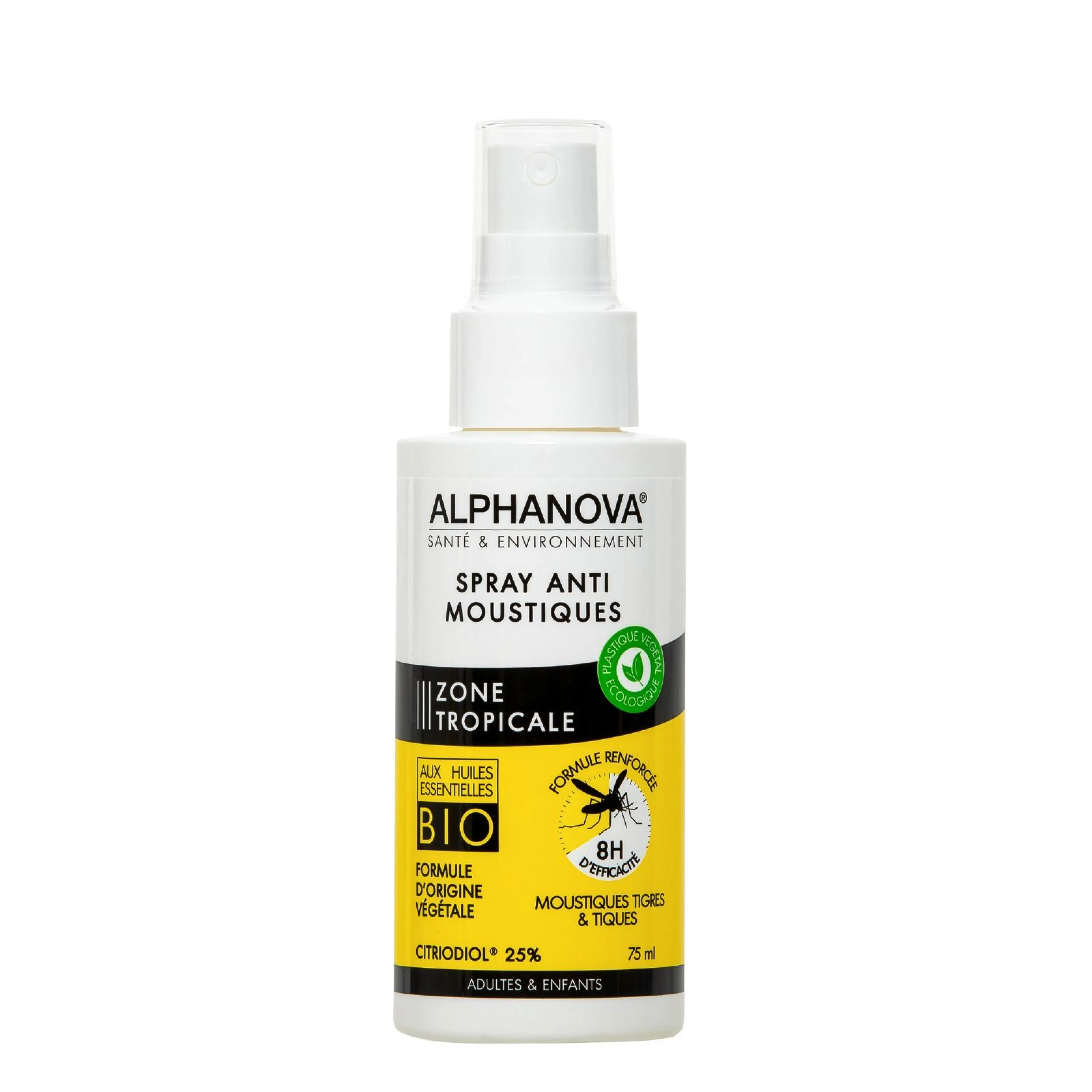 Spray anti moustiques zones tropicales - Alphanova