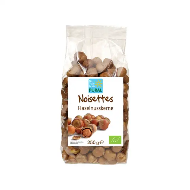 Noisettes entières bio - Pural