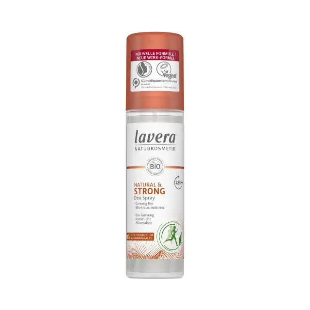 Déodorant spray Natural & Strong au Ginseng bio et Minéraux Naturels - Lavera