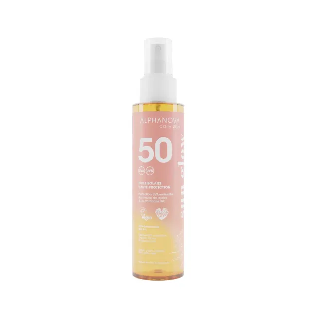 Huile solaire haute protection SPF 50 - Alphanova