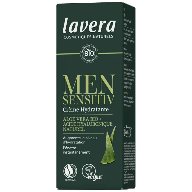 Men Sensitive crème hydratante - 50ml - Lavera