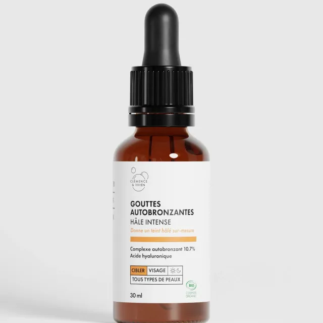 Gouttes autobronzantes - hâle intense