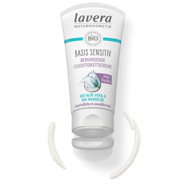 Crème hydratante visage- sans parfum - Basis Sensitiv - Lavera
